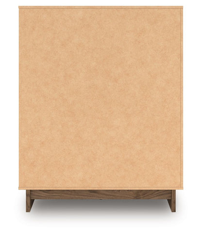 Chirason - Brown - Five Drawer Wide Chest - Hornell Furniture Outlet