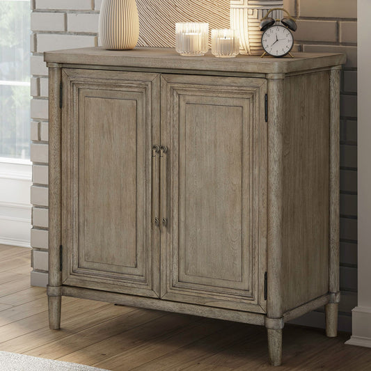 Rochelle Park - Bedside Chest With Charging Station - Smokey Taupe - Hornell Furniture Outlet
