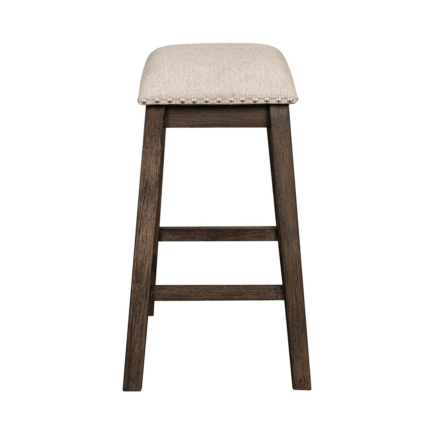 Harrison - Upholstered Console Stool - Brown - Hornell Furniture Outlet