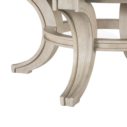 New Haven - Round Cocktail Table - Sanctuary White - Hornell Furniture Outlet