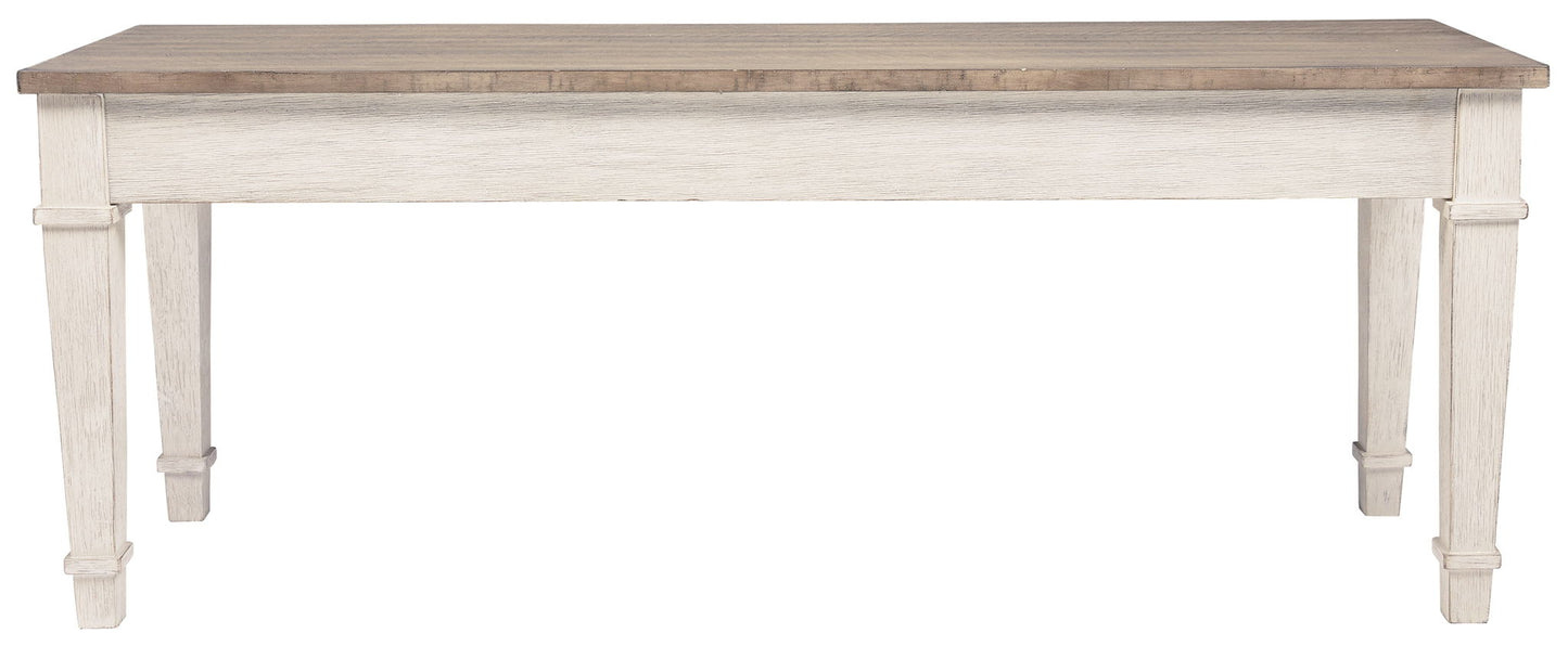 Skempton - White - Storage Bench - Hornell Furniture Outlet