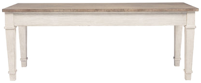 Skempton - White - Storage Bench - Hornell Furniture Outlet