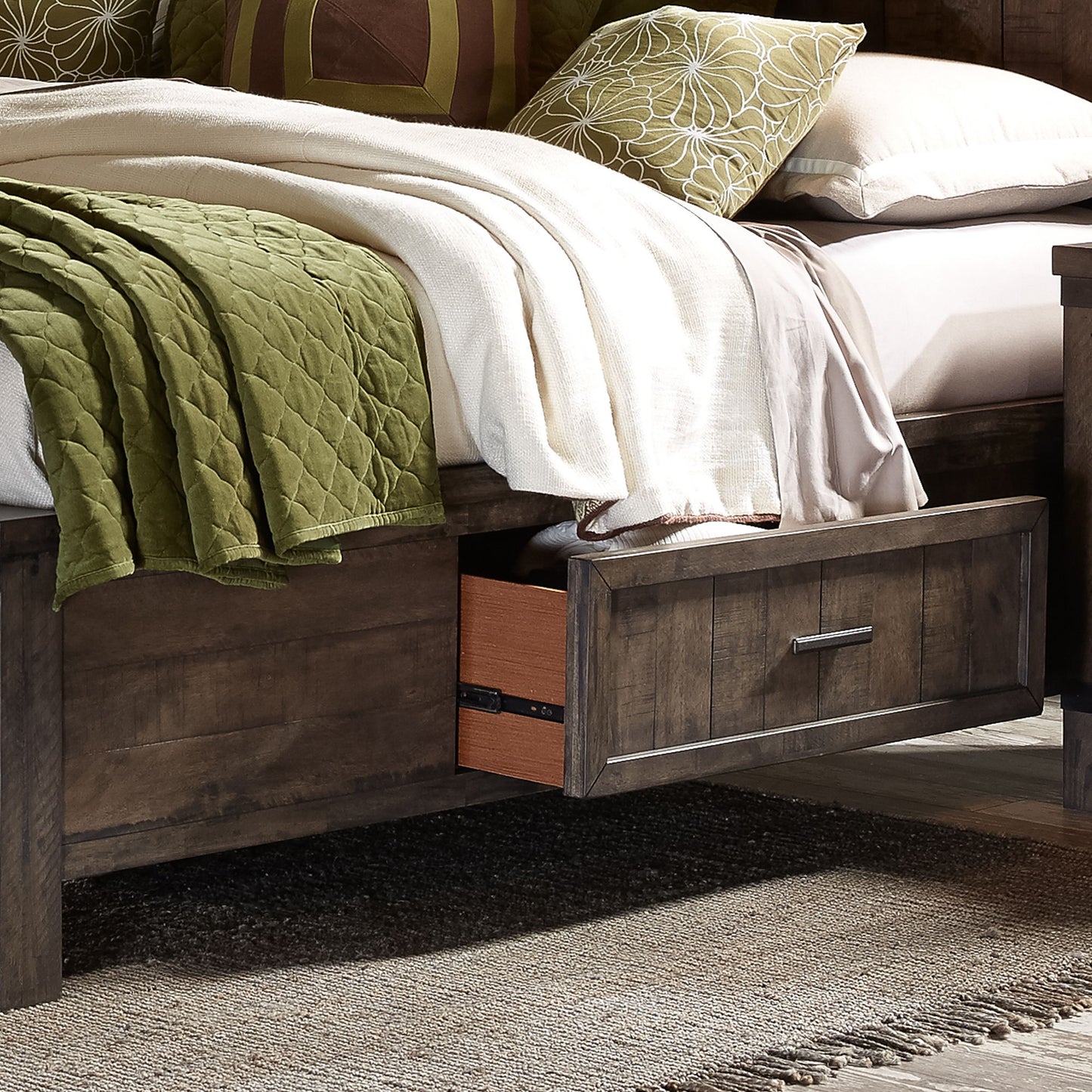 Thornwood Hills - Two Sided Storage Bed - Hornell Furniture Outlet