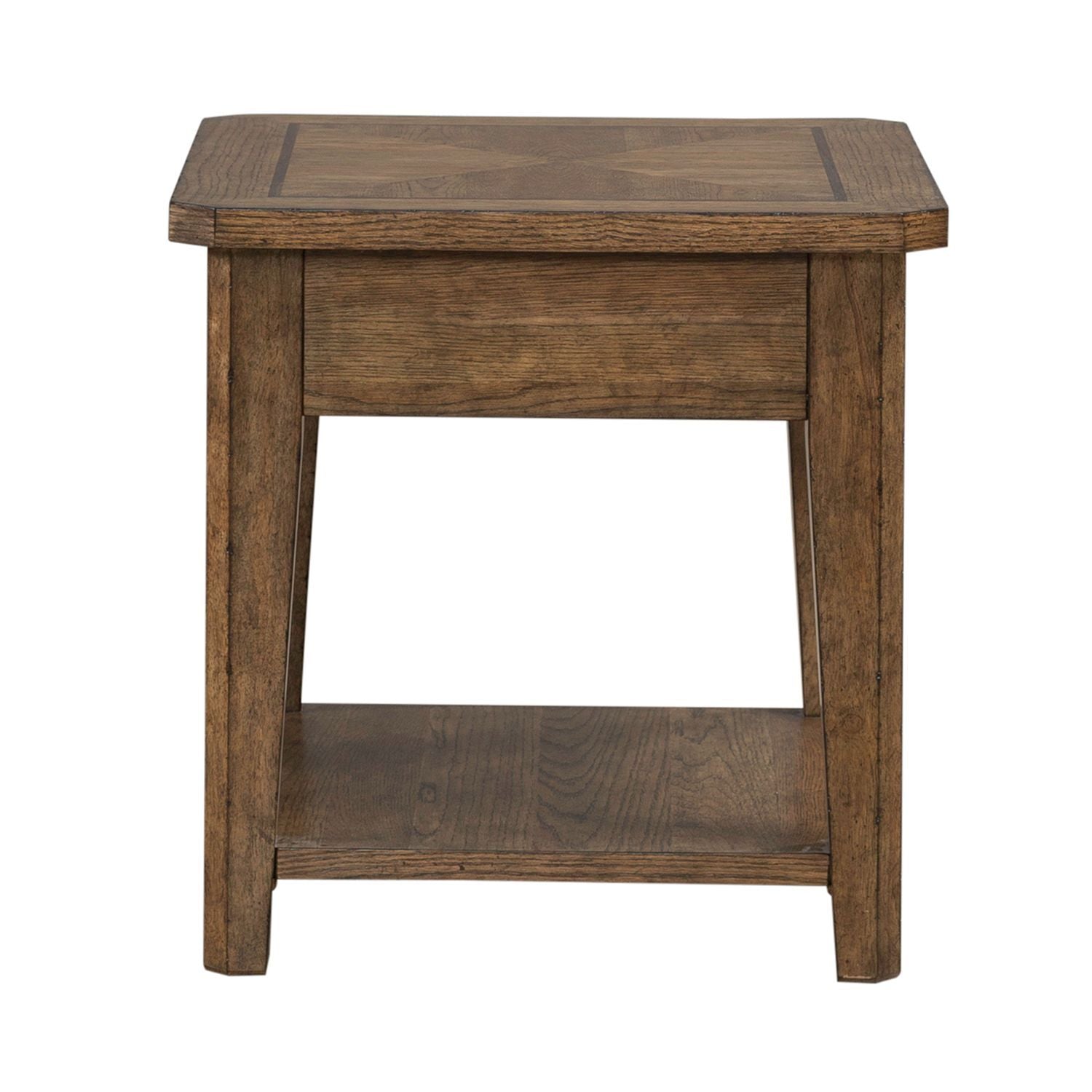 Carolina Park - End Table - Brown - Hornell Furniture Outlet