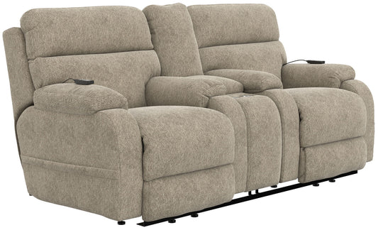 Regenerator - Dual Lift Power Headrest Console Loveseat With CR3 Heat/Massage/Lumbar/Zero Gravity - Hornell Furniture Outlet