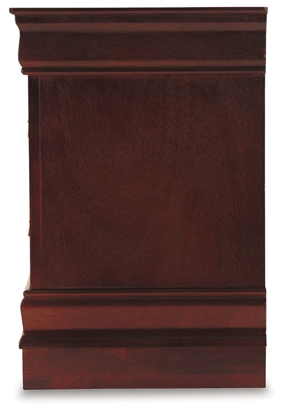 Alisdair - Reddish Brown - Two Drawer Night Stand - Hornell Furniture Outlet