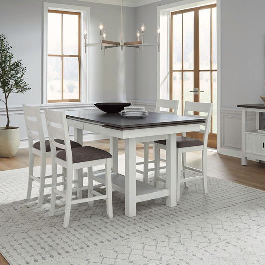 Brook Bay - Optional Gathering Trestle Table Set - Hornell Furniture Outlet