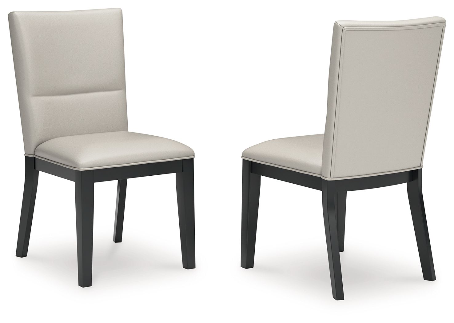 Glinari - Taupe / Black - 5 Pc. - Dining Room Table, 4 Side Chairs - Hornell Furniture Outlet