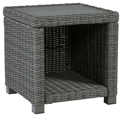 Elite Park - Gray - Square End Table - Hornell Furniture Outlet