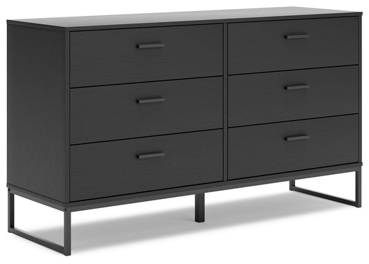 Socalle - Six Drawer Dresser - Hornell Furniture Outlet