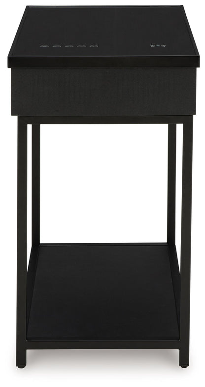Gemmet - Black - Accent Table - Hornell Furniture Outlet