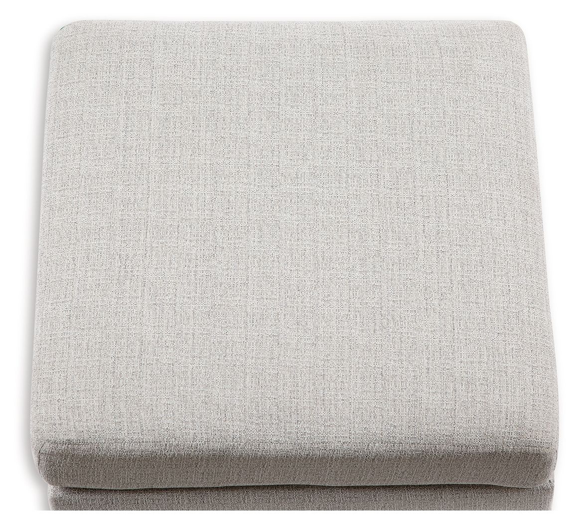 Koralynn - Stone - Oversized Accent Ottoman - Hornell Furniture Outlet