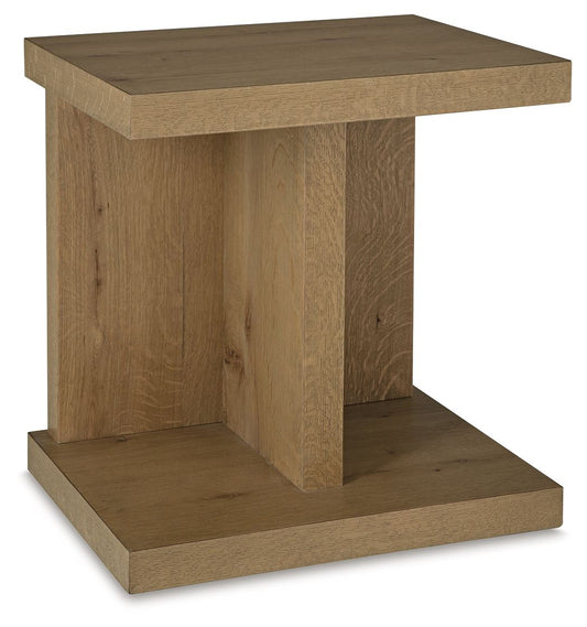 Brinstead - Light Brown - Chair Side End Table - Hornell Furniture Outlet