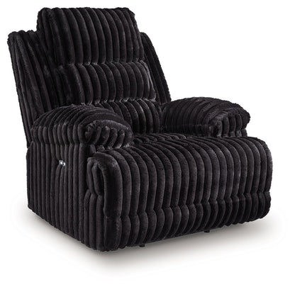 Rhine Falls - Onyx - Zero Wall Recliner - Hornell Furniture Outlet