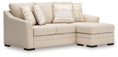 Lango - Jute - Queen Sofa Chaise Sleeper - Hornell Furniture Outlet