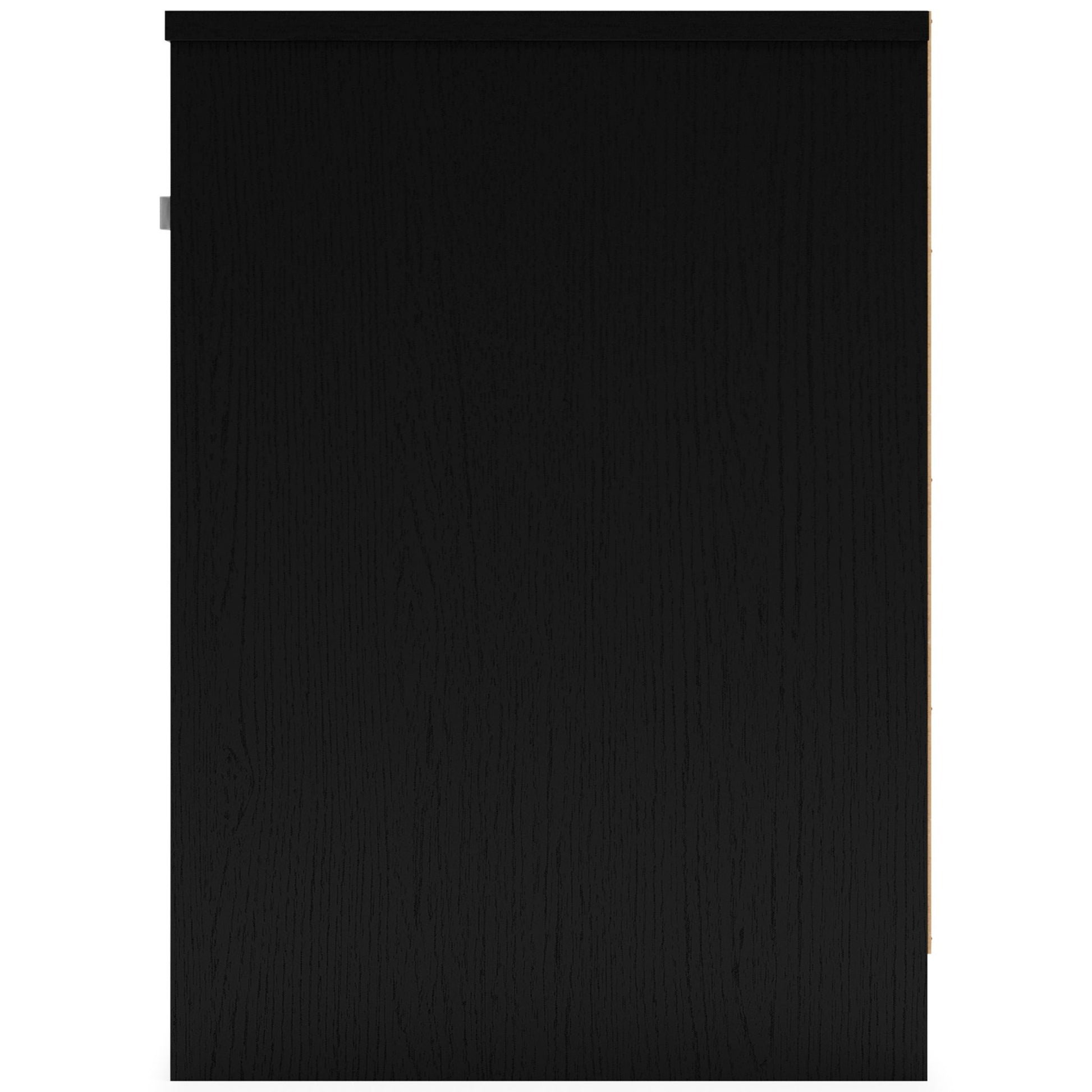 Finch - Black - One Drawer Night Stand - Hornell Furniture Outlet