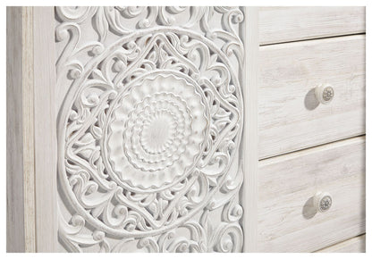 Paxberry - Whitewash - Dressing Chest - Hornell Furniture Outlet