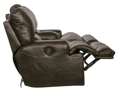 Wembley - Lay Flat Reclining Console Loveseat - Hornell Furniture Outlet