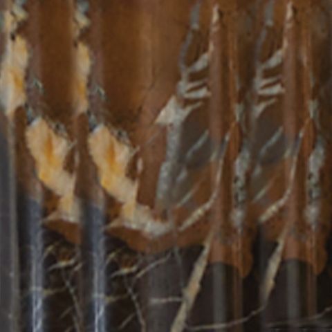 Alanbert - Brown / Black - Metal Table Lamp - Hornell Furniture Outlet