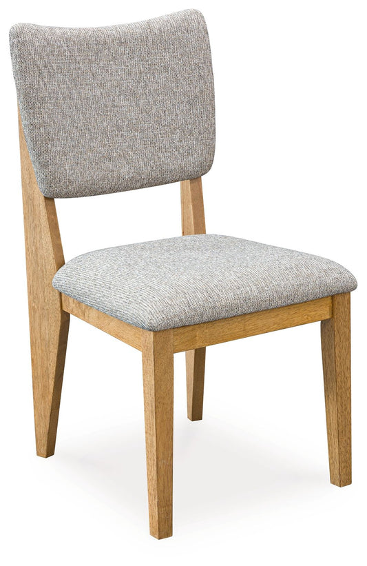 Sherbana - Light Brown - Dining Upholstered Side Chair (Set of 2) - Hornell Furniture Outlet