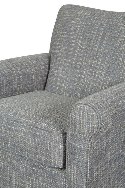 Renley - Ash - Swivel Glider Accent Chair - Hornell Furniture Outlet