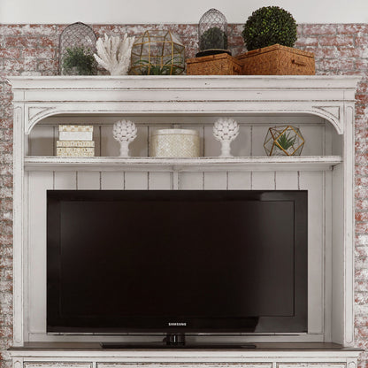 Magnolia Manor - Entertainment Hutch - White - Hornell Furniture Outlet