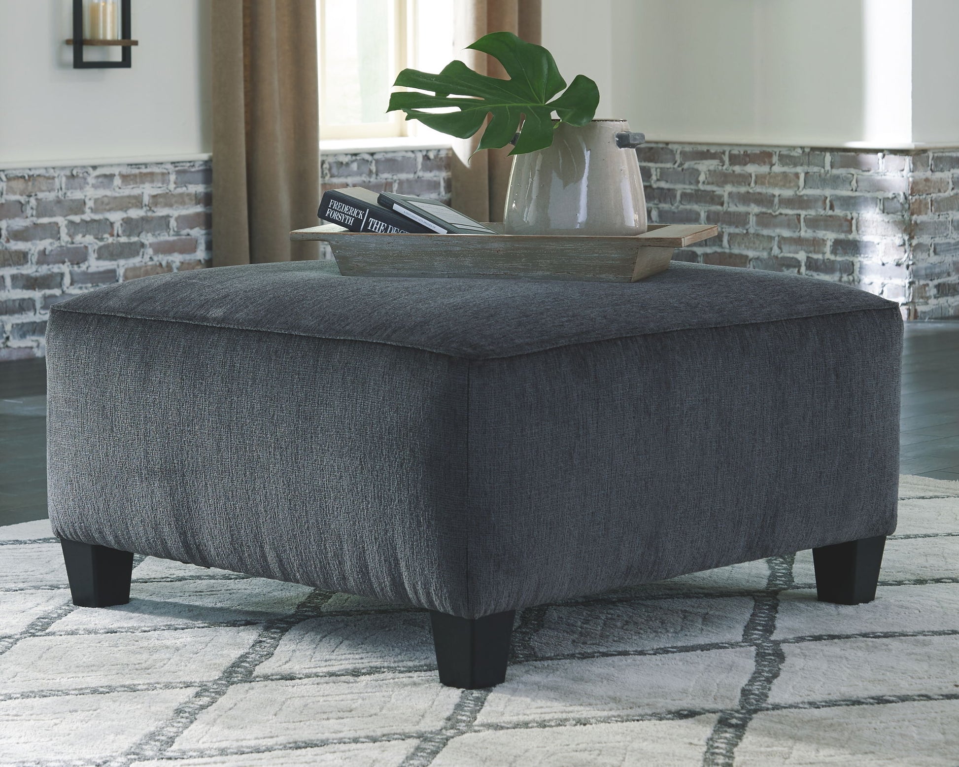 Abinger - Oversized Ottoman - Hornell Furniture Outlet