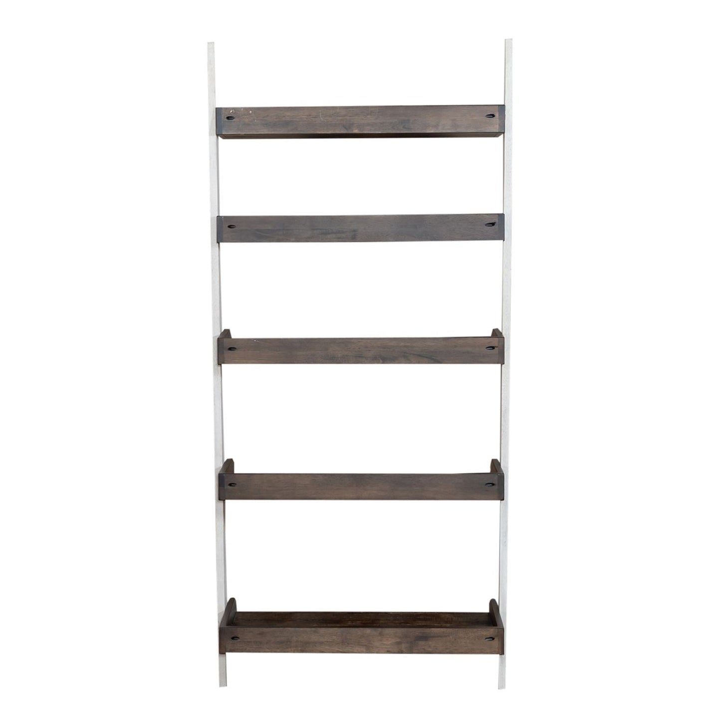 Farmhouse - Leaning Bookcase - White - Hornell Furniture Outlet