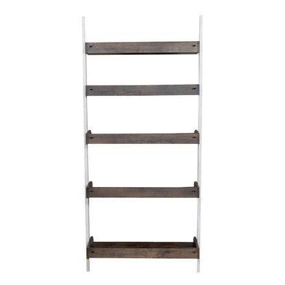 Farmhouse - Leaning Bookcase - White - Hornell Furniture Outlet