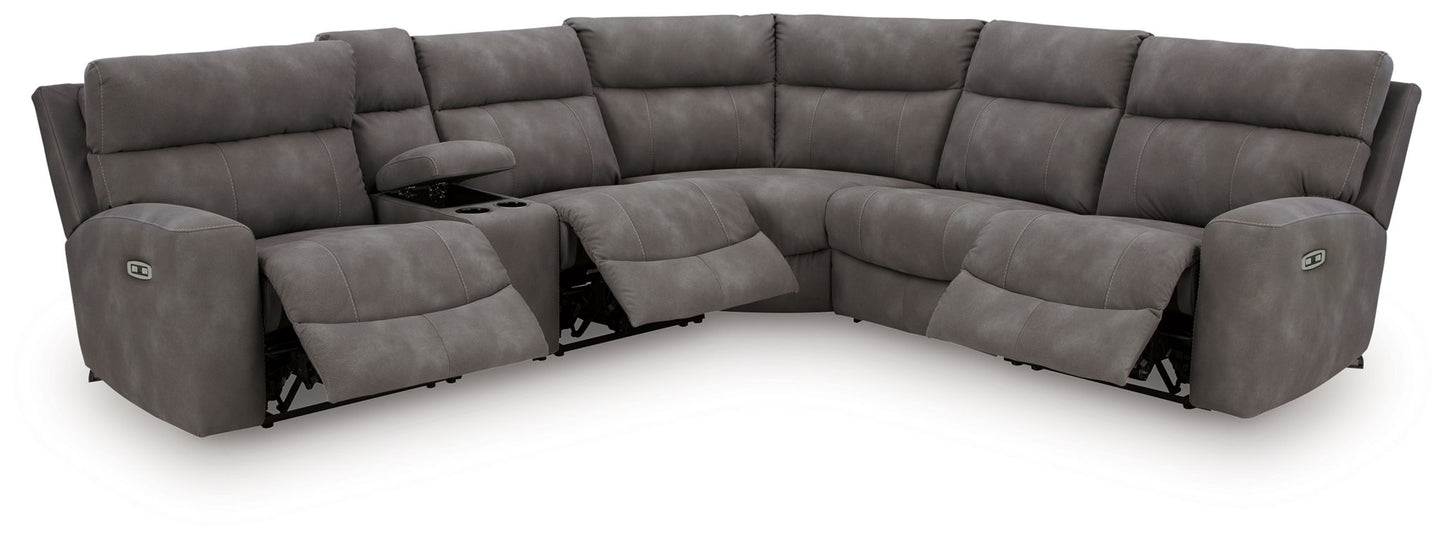 Next - Gen Durapella - Power Reclining Sectional Set - Hornell Furniture Outlet