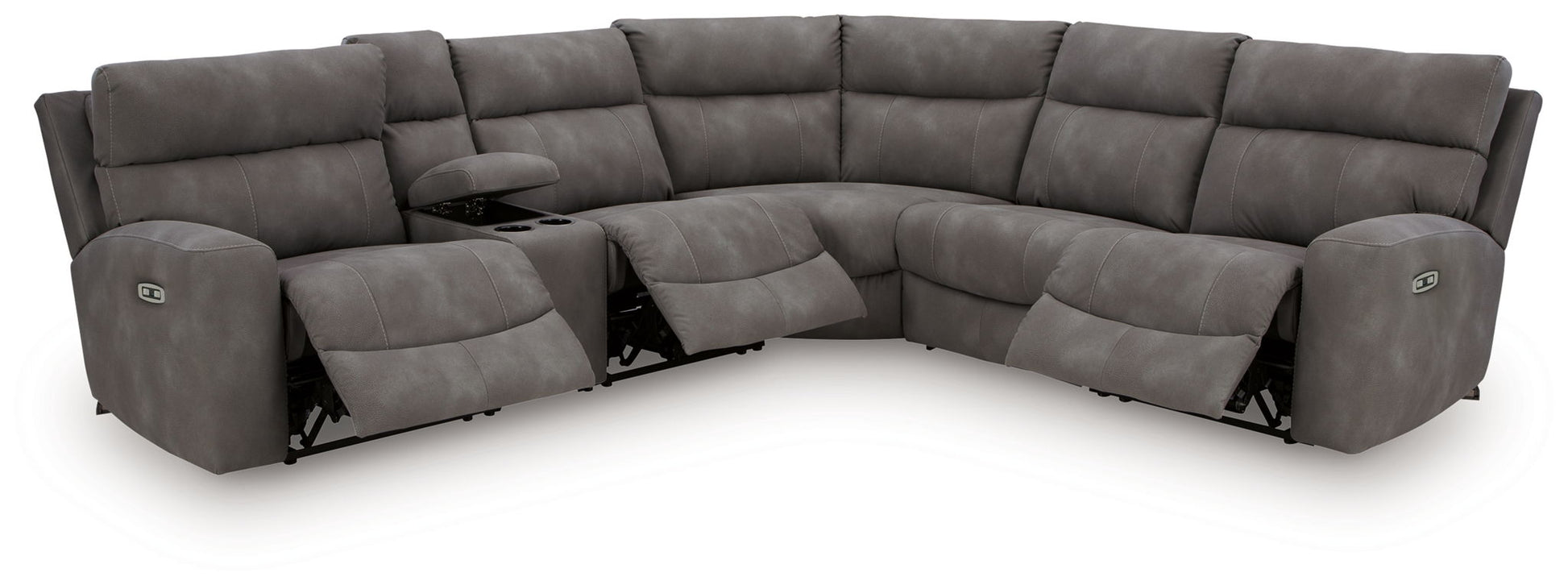 Next - Gen Durapella - Power Reclining Sectional Set - Hornell Furniture Outlet