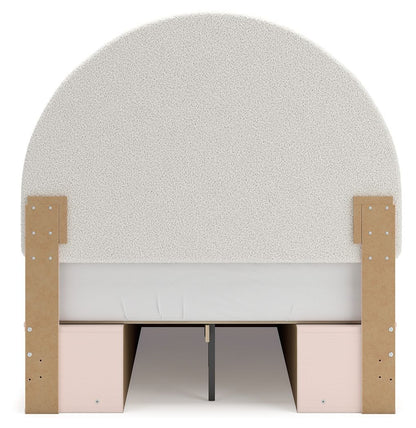 Wistenpine - Upholstered Panel Bed With Storage - Hornell Furniture Outlet