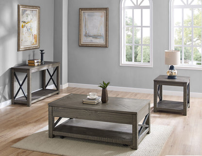Dexter - Lift Top Cocktail Table - Brown - Hornell Furniture Outlet