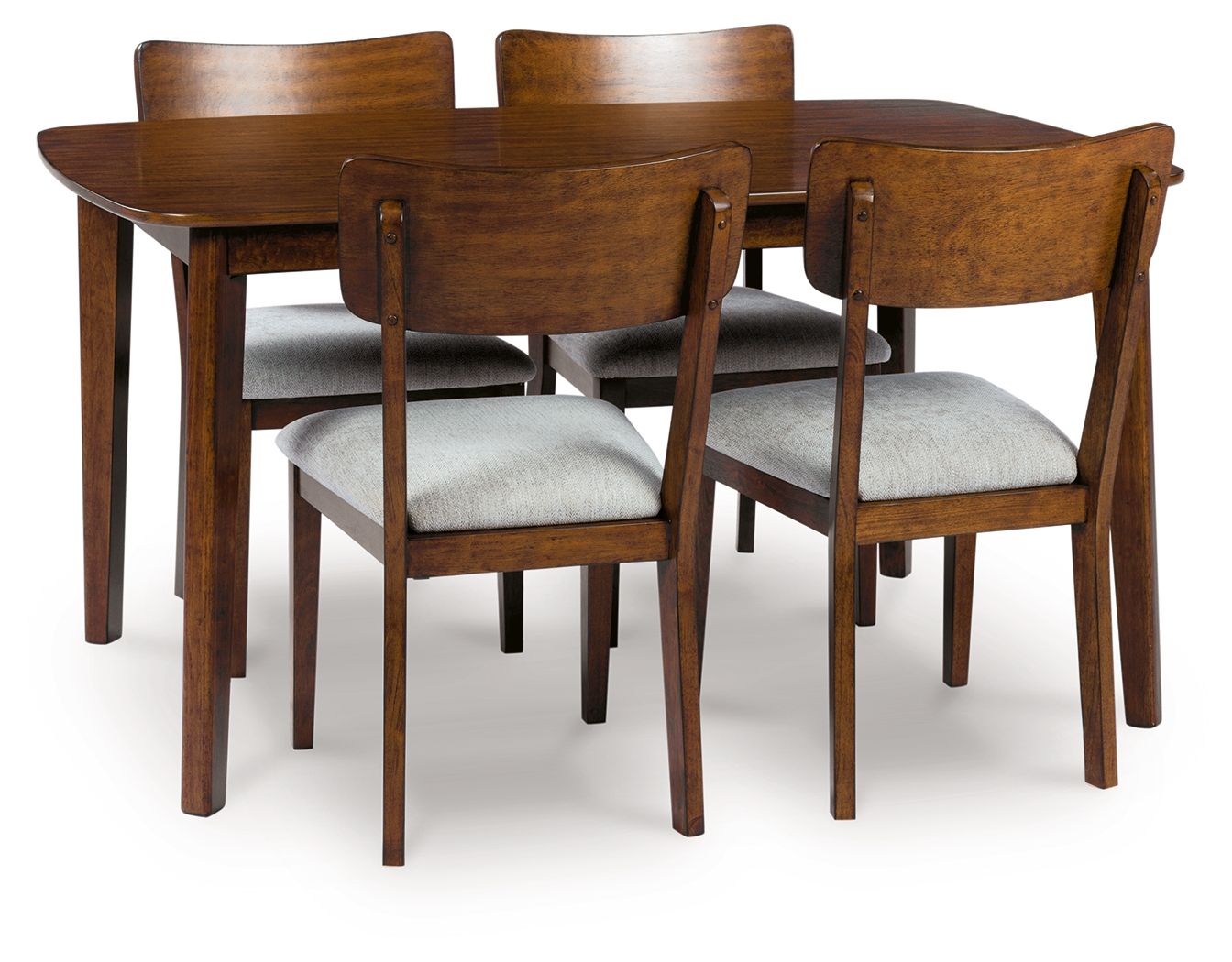 Tameride - Brown - Dining Room Table Set (Set of 5) - Hornell Furniture Outlet