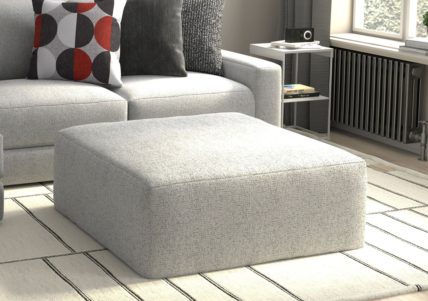 Arlo - Cocktail Ottoman - Hornell Furniture Outlet
