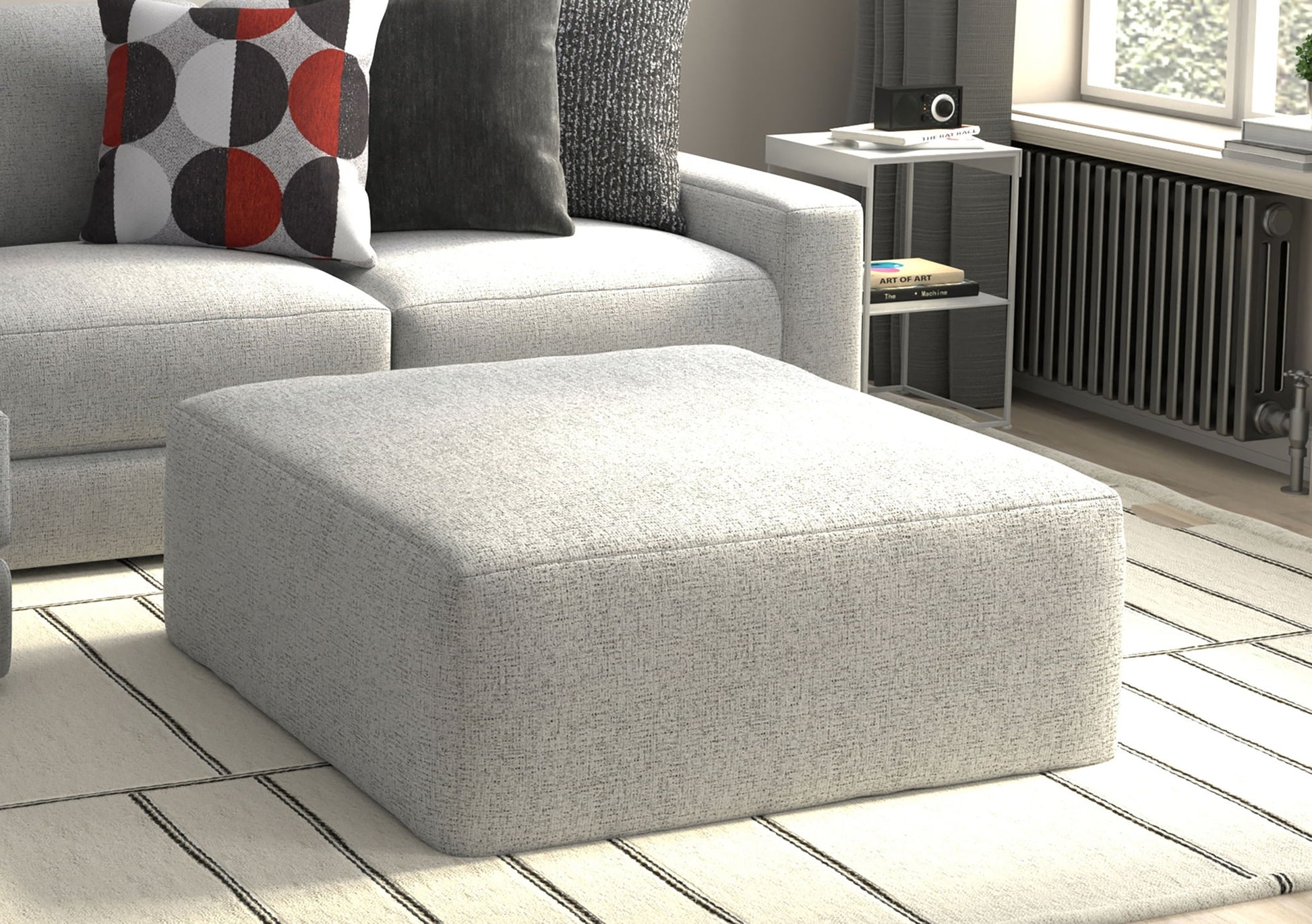 Arlo - Cocktail Ottoman - Hornell Furniture Outlet