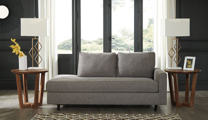 Lyman - Graphite - RAF Corner Chaise - Hornell Furniture Outlet
