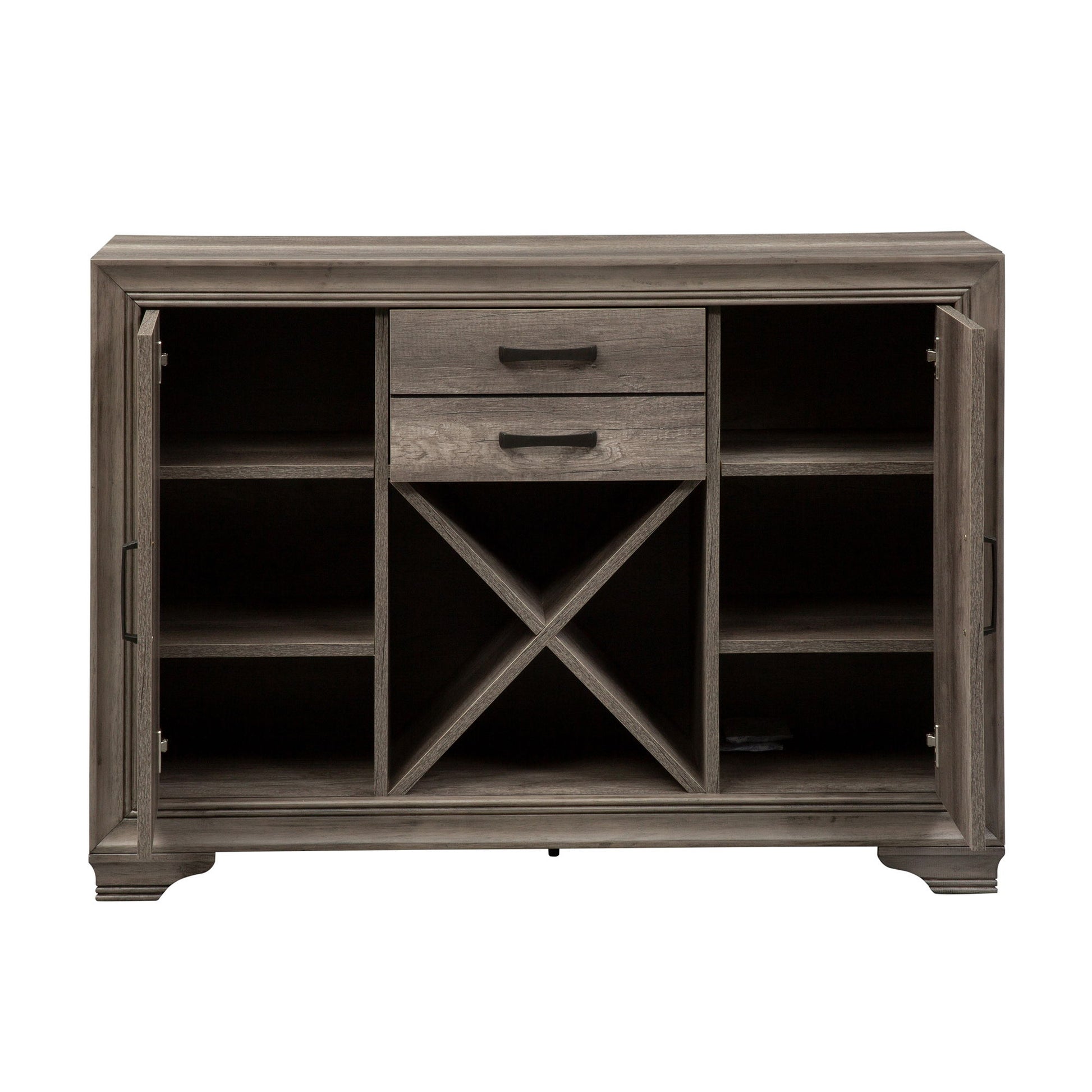 Tanners Creek - Server - Dark Gray - Hornell Furniture Outlet