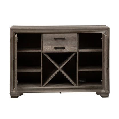 Tanners Creek - Server - Dark Gray - Hornell Furniture Outlet