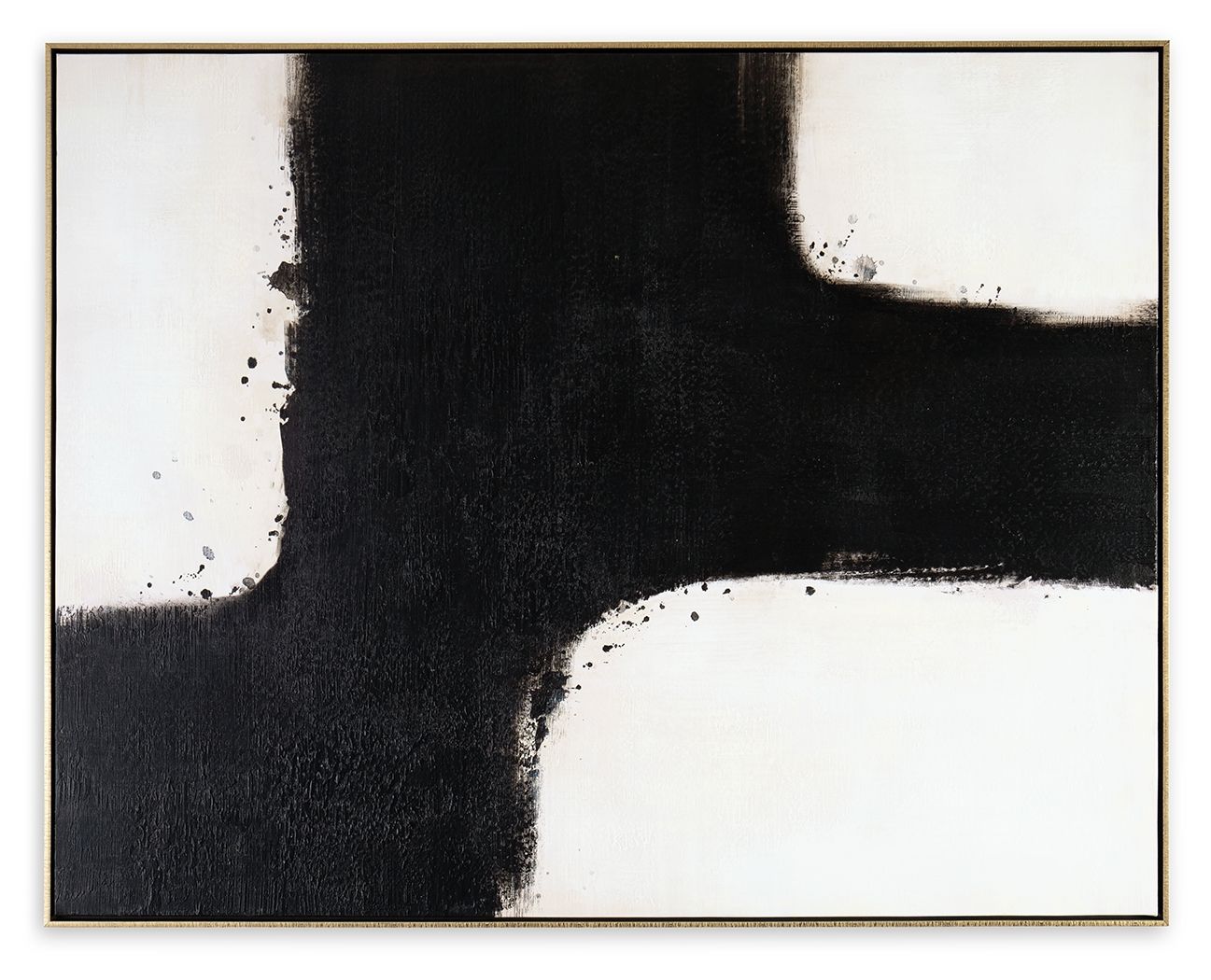 Reighlea - Black / White - Wall Art - Hornell Furniture Outlet