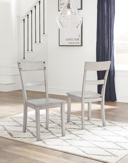 Loratti - Gray - Dining Room Side Chair (Set of 2) - Hornell Furniture Outlet