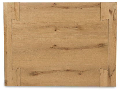 Bracken - Light Brown - Rectangular Cocktail Table - Hornell Furniture Outlet