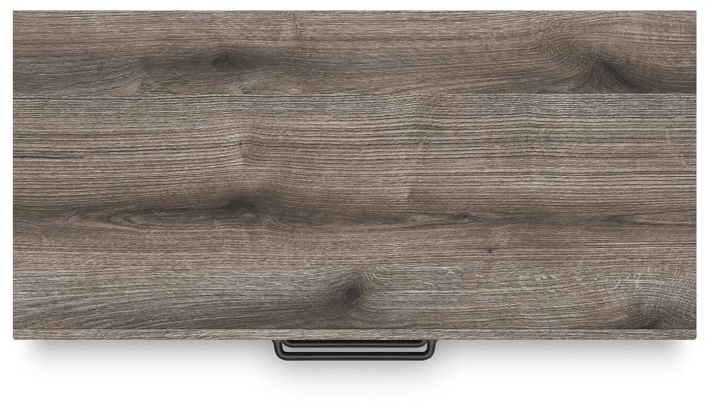 Graystorm - Brown Gray - Five Drawer Chest - Hornell Furniture Outlet