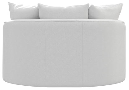 Matty - Round Accent Cuddle Chaise - Hornell Furniture Outlet