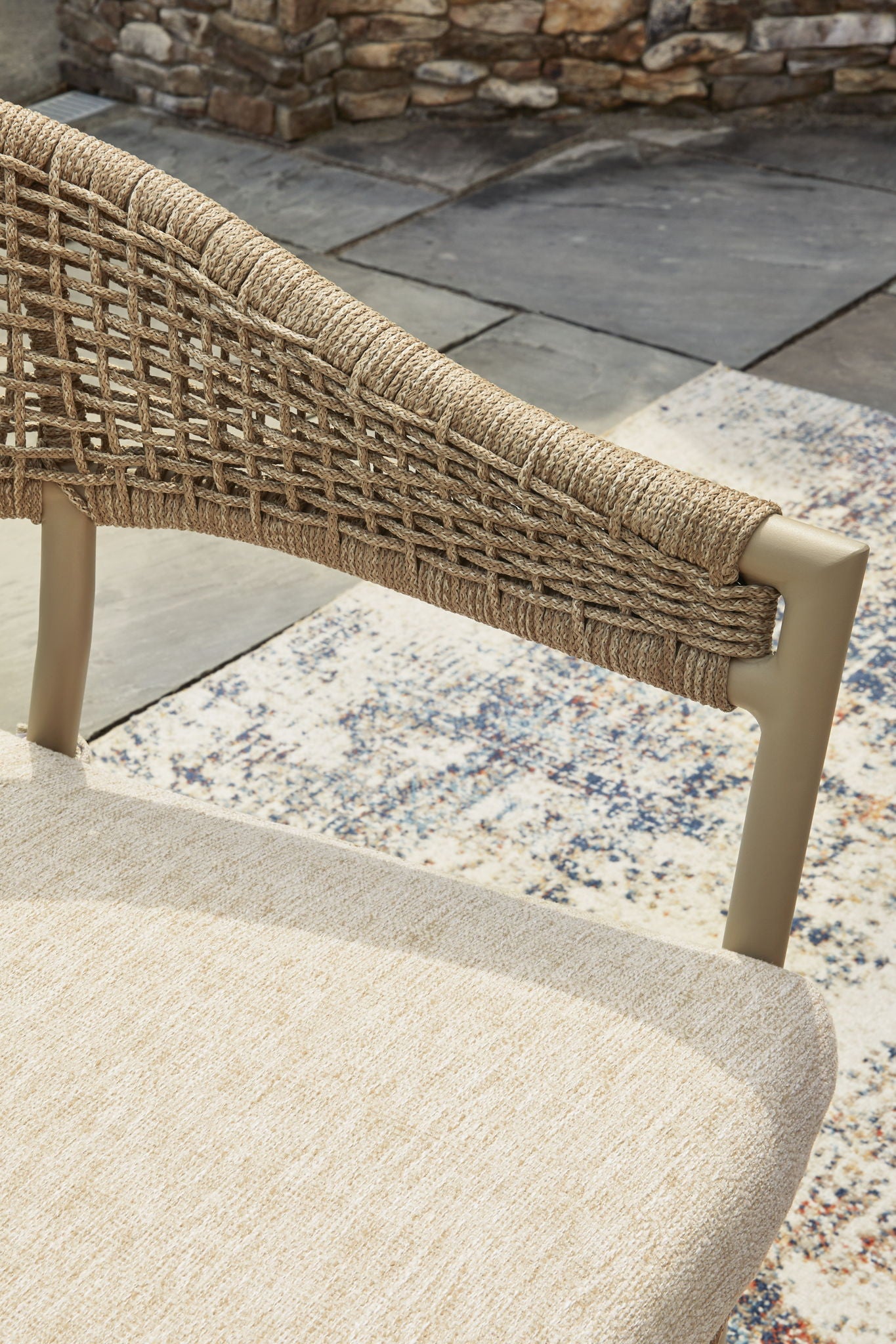 Orchard Beach - Arm Chair With Cushion (Set of 4) - Beige - Hornell Furniture Outlet