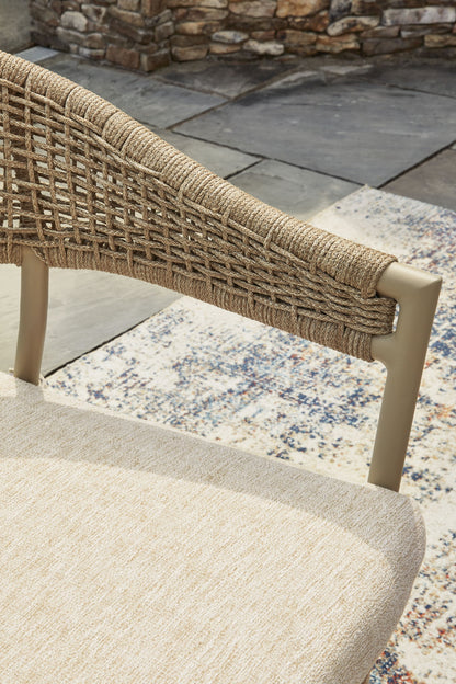 Orchard Beach - Arm Chair With Cushion (Set of 4) - Beige - Hornell Furniture Outlet