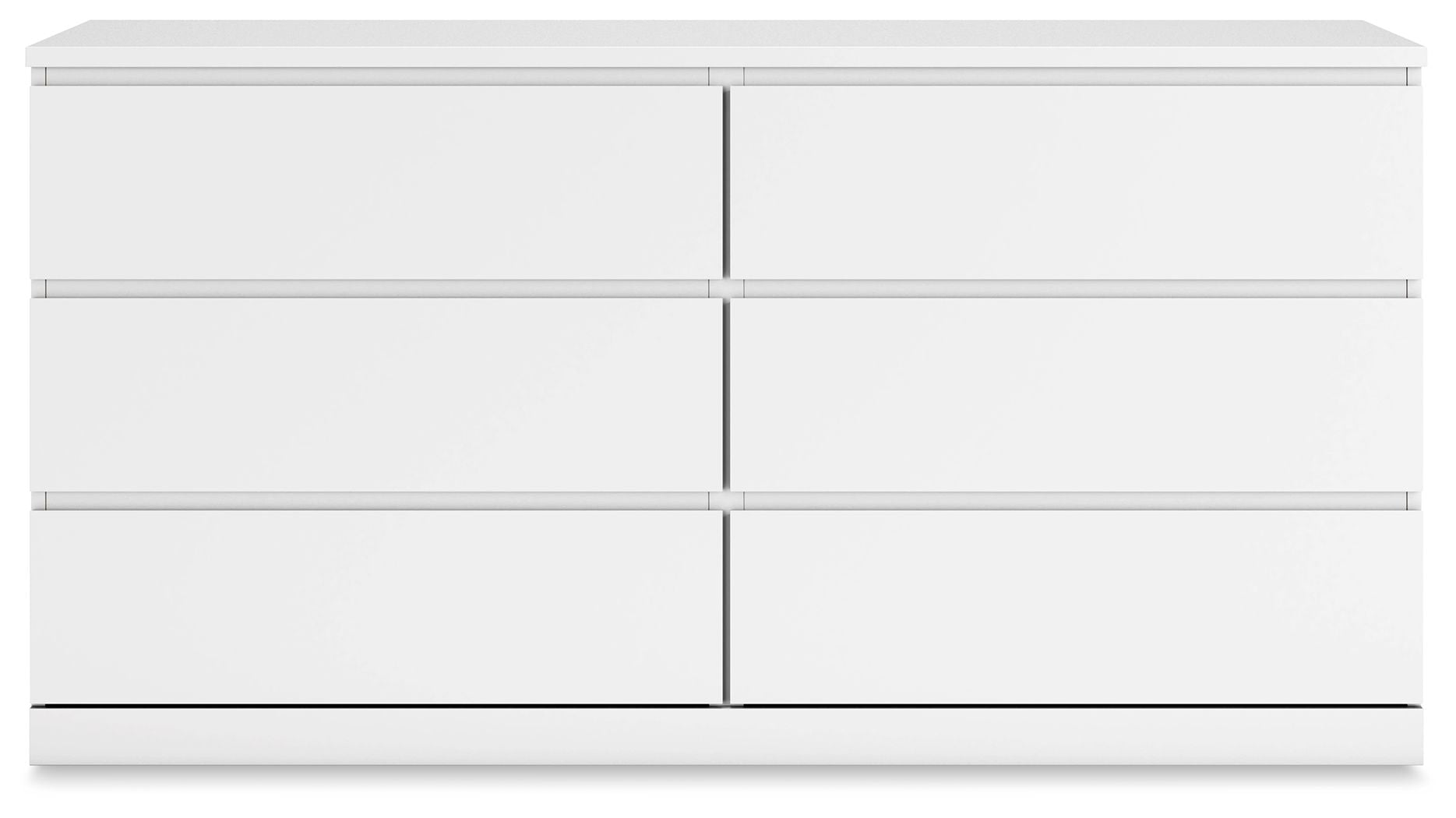 Onita - White - Six Drawer Dresser - Hornell Furniture Outlet