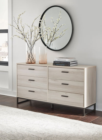Socalle - Six Drawer Dresser - Hornell Furniture Outlet