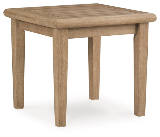 Carter Hall - Beige - Square End Table - Hornell Furniture Outlet