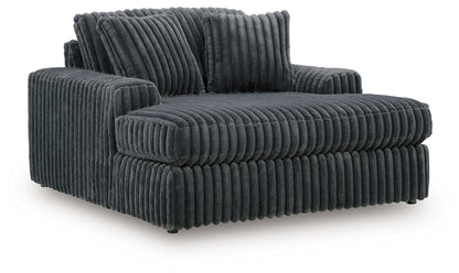 Midnight - Madness - Oversized Chaise - Hornell Furniture Outlet